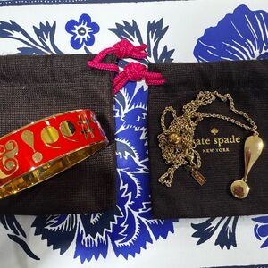 Kate Spade bracelet and necklace